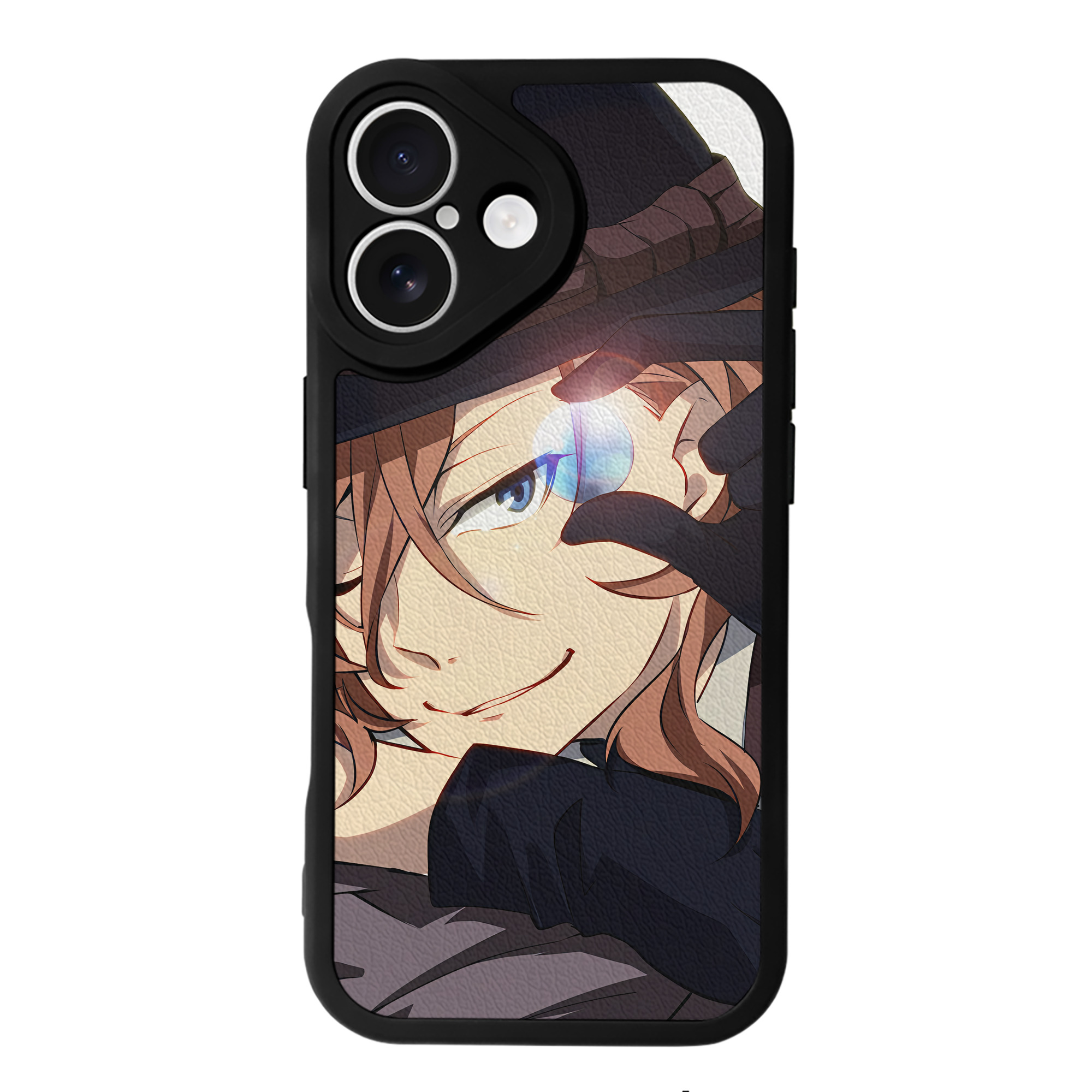（画像用） 文豪ストレイドッグス Bungo Stray Dogs 【iPhone 16シリーズ対応】シリコンスマホケース（レザー調） 材質：シリコン